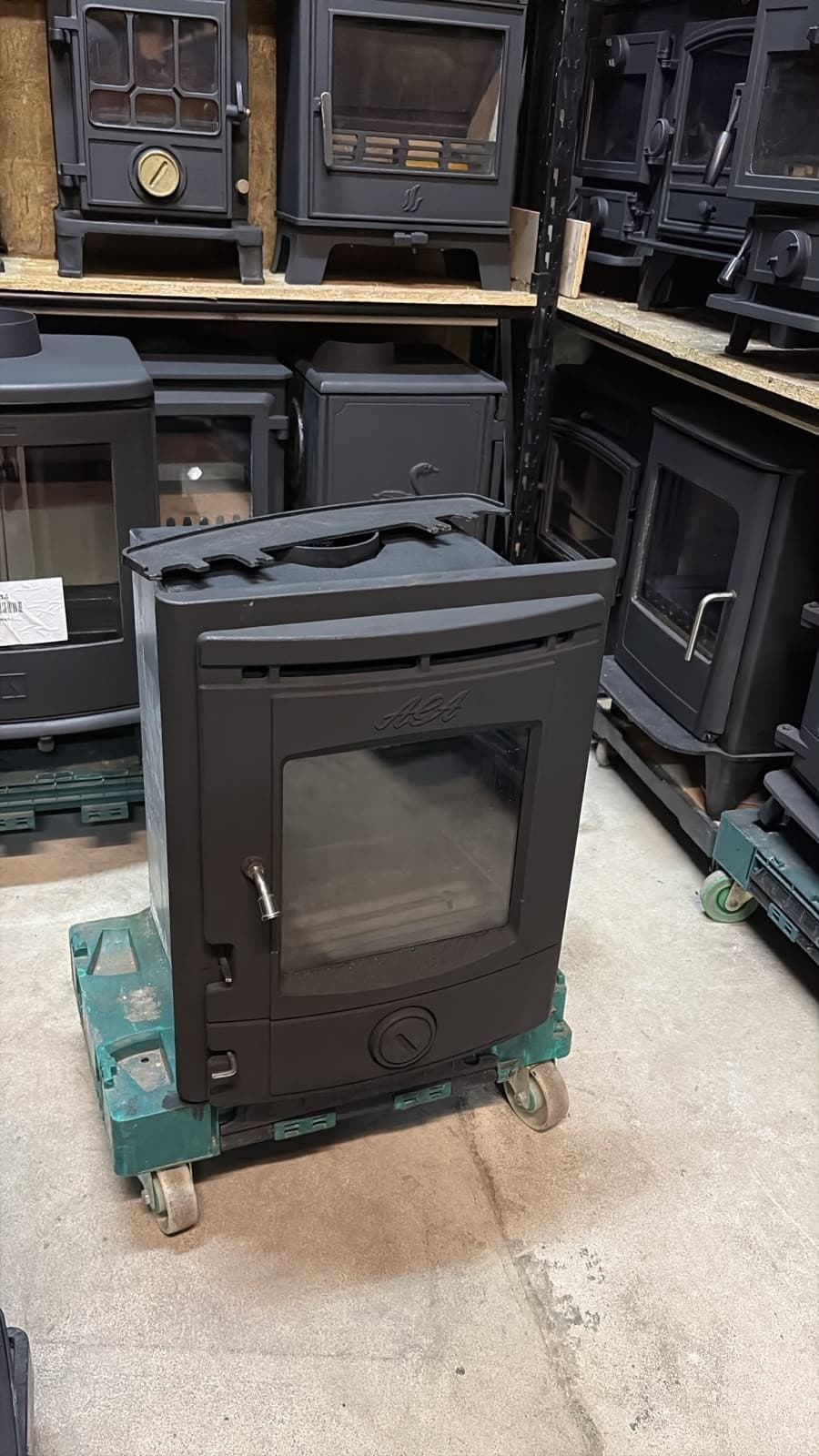 AGA INSET STOVE ,5kW, MULTIFUEL, (log,wood+burner)๐๐ DELIVERY AVAILABLE โ view 2