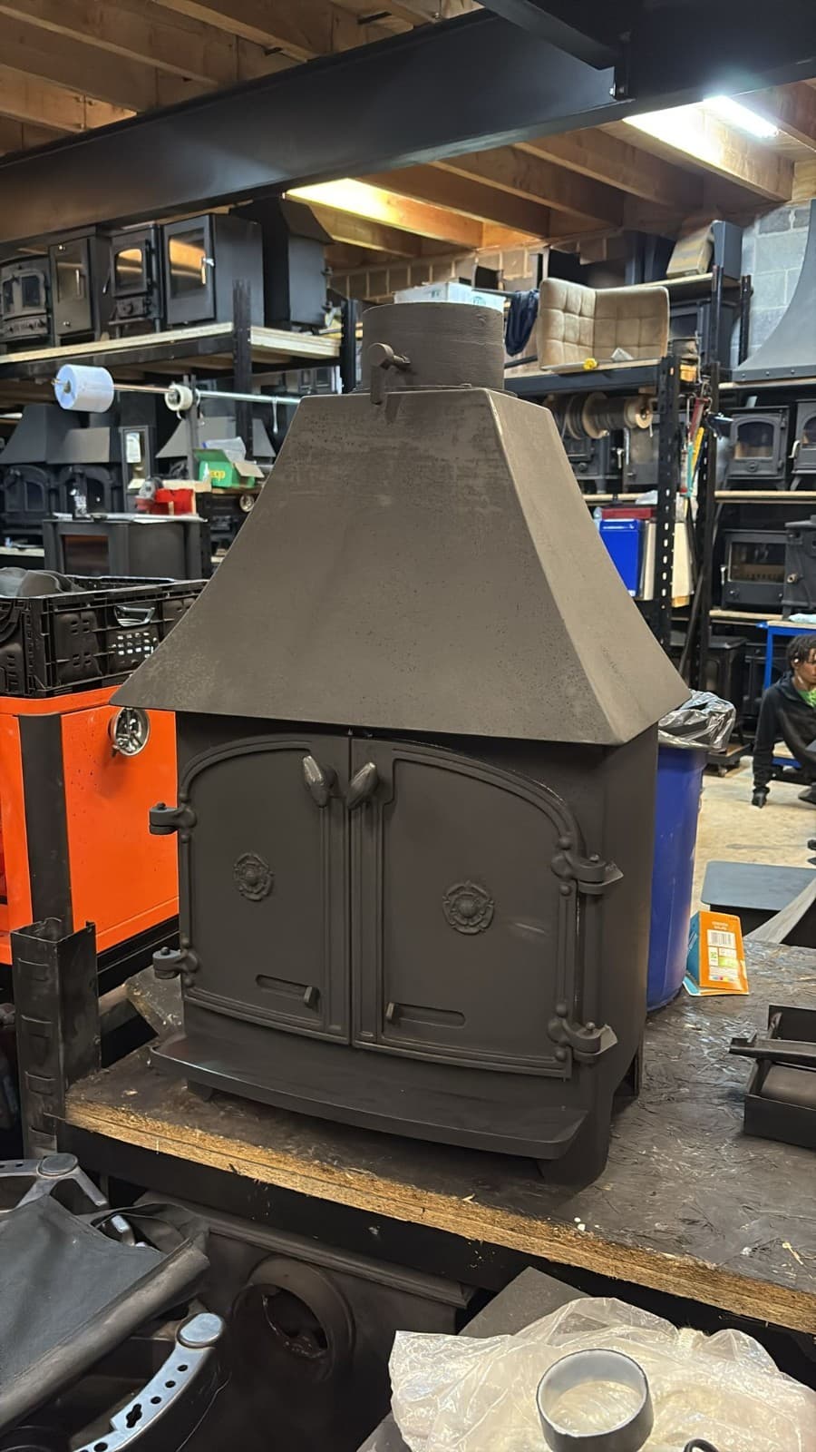 Yeoman Devon Stove 9Kw, CANOPY STOVE, Multifuel, (log,wood+burner), ๐๐ ๐ 2