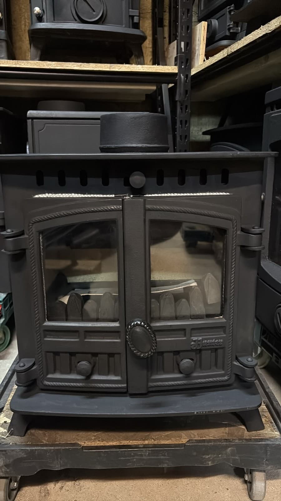 Hunter Herald 4 5kw Stove, MULTIFUEL, (log,wood+burner), DEFRA, eco stoveπππ β view 2