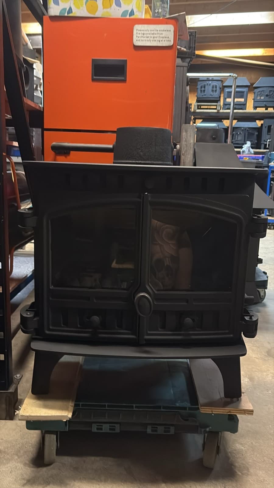Hunter Herald 8 Stove 8kw, BOILER, MULTIFUEL, COAL (log,wood+burner), 🚚🚚 — view 3