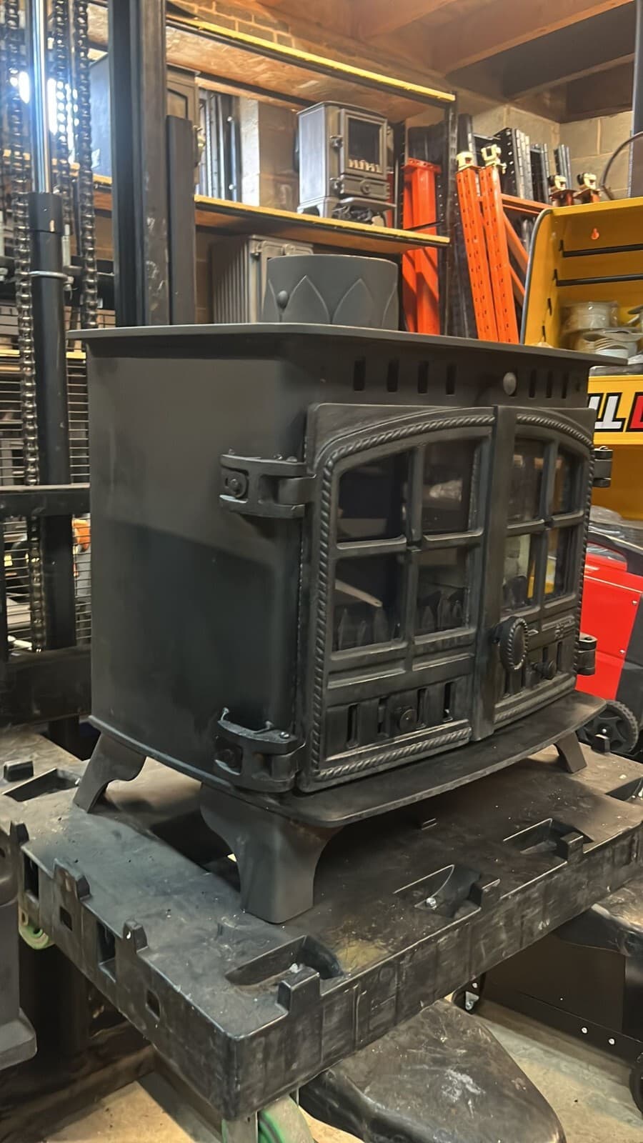 Hunter Herald 8 Stove Mk1 8-10kw, MULTIFUEL, (log,wood+burner), DEFRA, ๐๐ 5