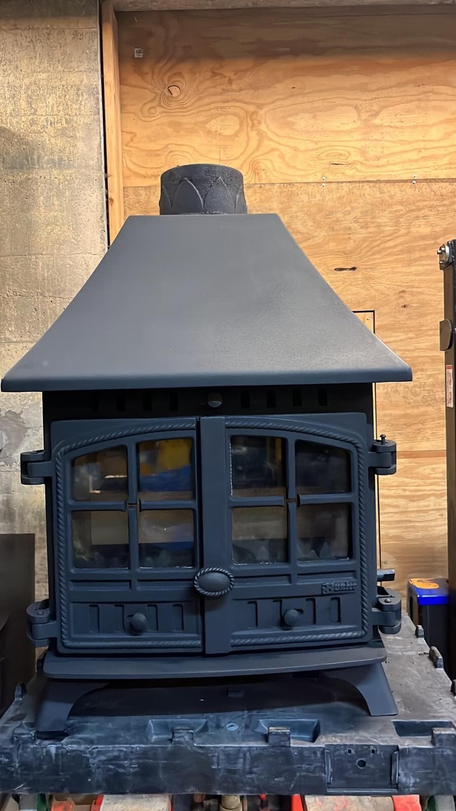 Hunter Herald 8 Stove 8kw, MULTIFUEL, (log,wood+burner), CANOPY STOVEπππ 2