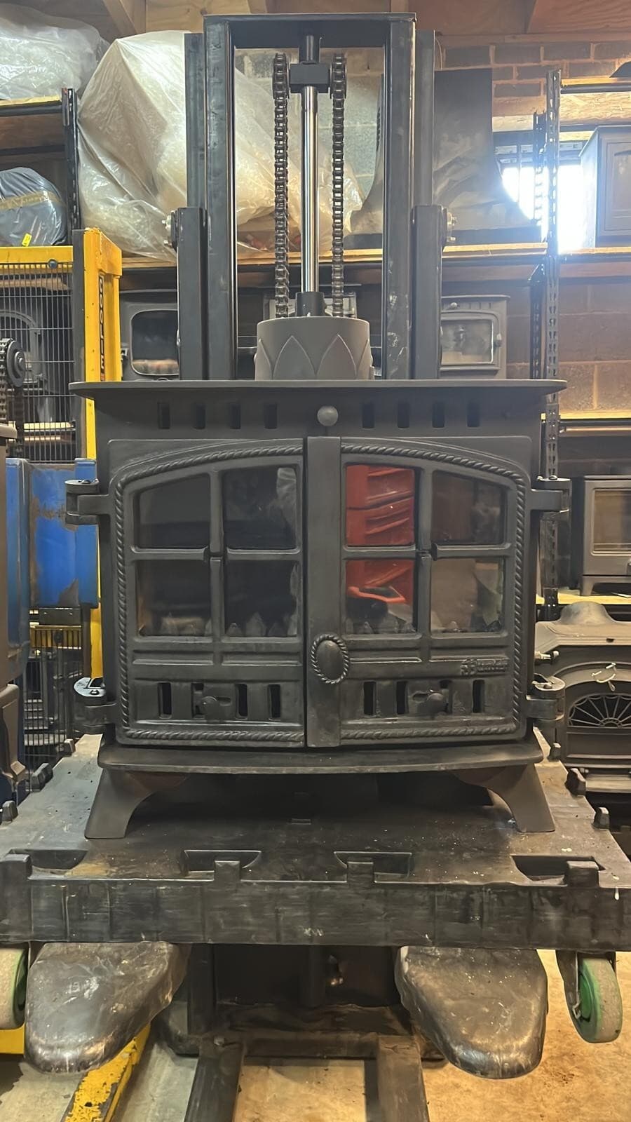 Hunter Herald 8 Stove Mk1 8-10kw, MULTIFUEL, (log,wood+burner), DEFRA, ๐๐ 4
