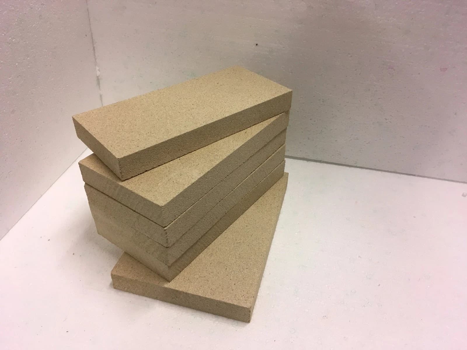 Vermiculite Stove Brick Set Compatible With Villager Puffin 6 in total Old Style