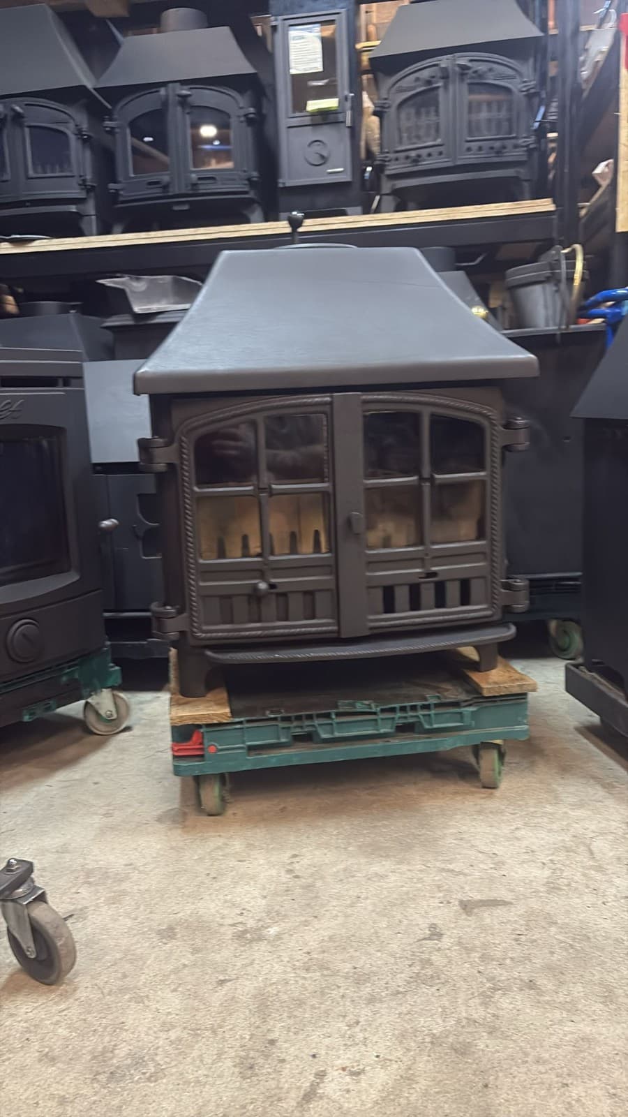 Hunter Herald 8 Stove 8kw, MULTIFUEL, (log,wood+burner), CANOPY STOVE🚚🚚🚚 — view 3