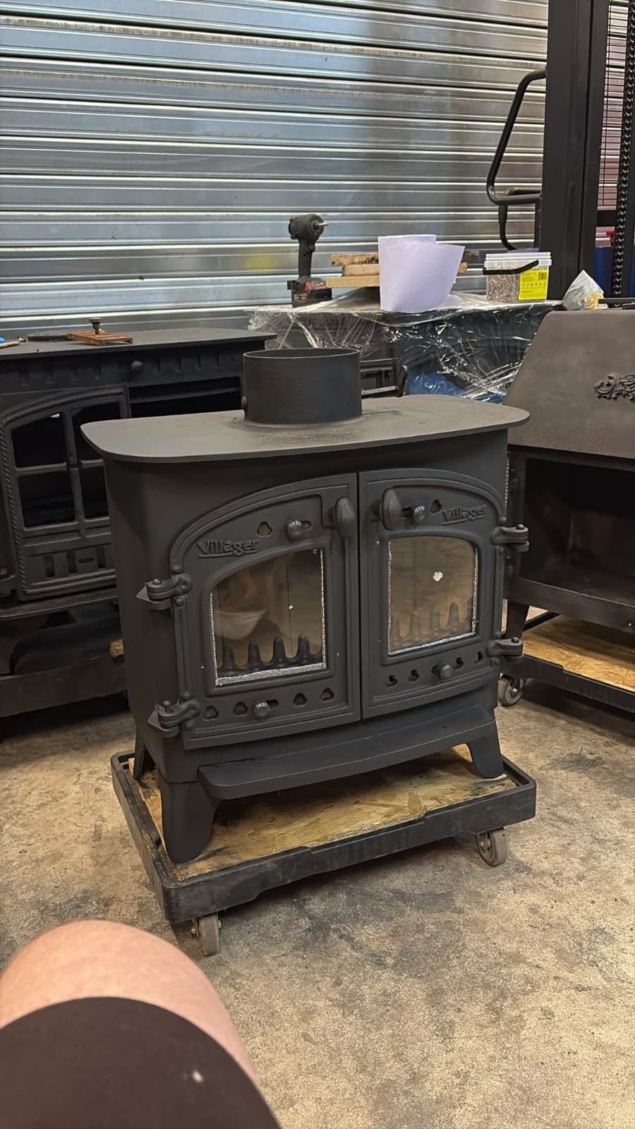 Villager Flatmate Stove, 7kW, WOOD BURNING STOVE (log,wood+burner), 🚚🚚🚚 — view 3