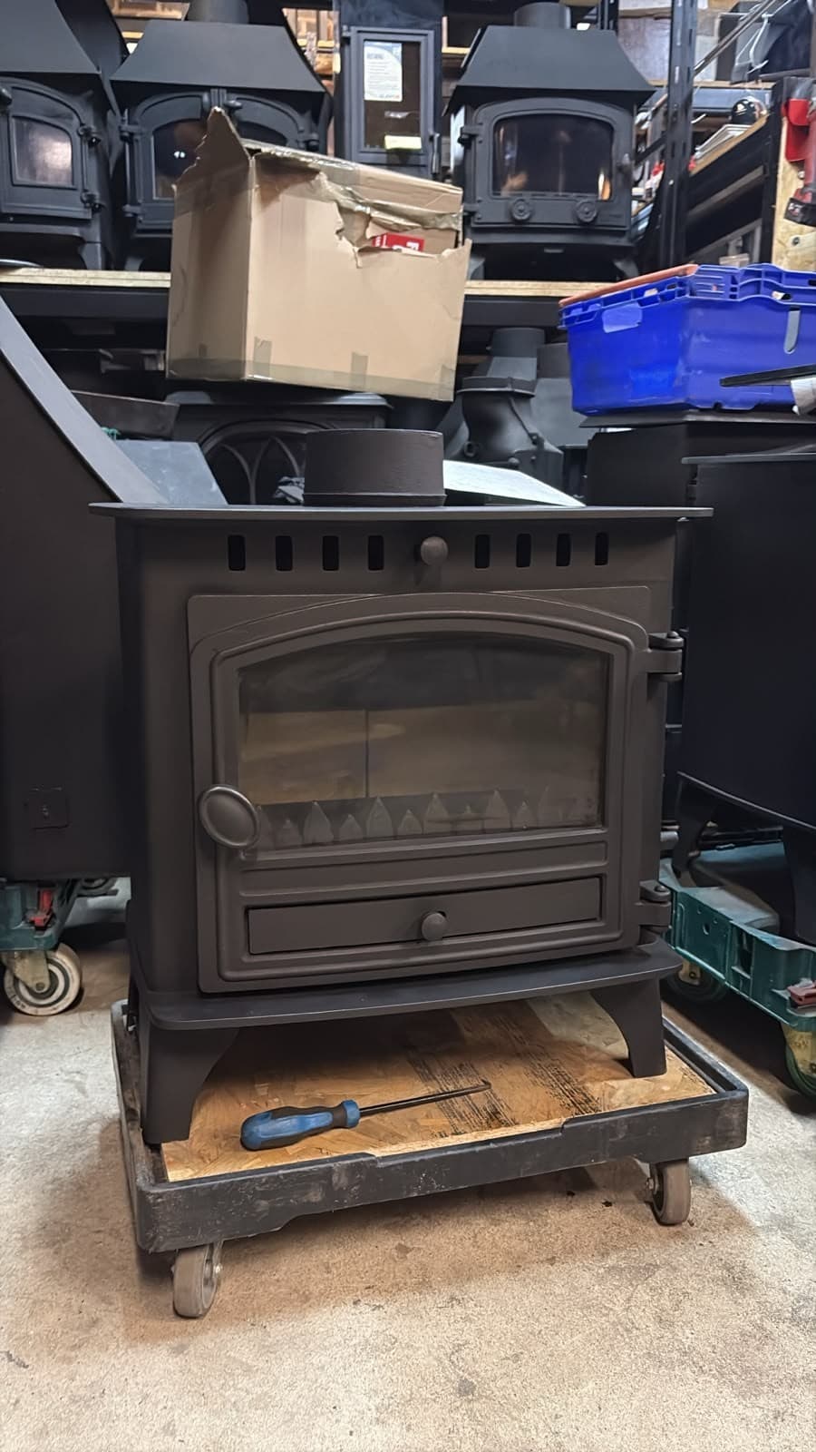 Hunter Herald 6 SLIMLINE Stove 5kw, MULTIFUEL, (log,wood+burner), 🚚🚚🚚 — view 2