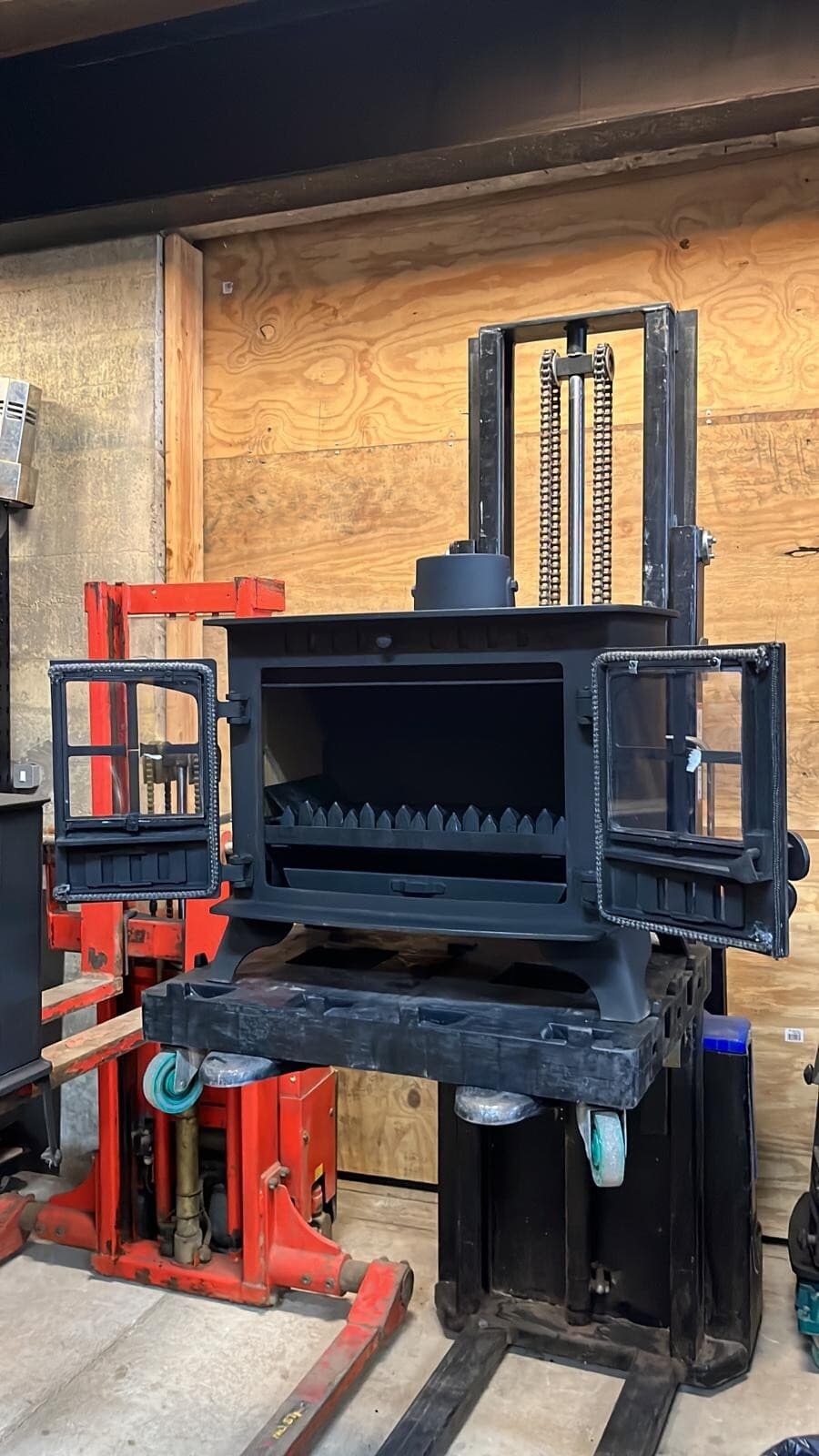 Hunter Herald 14 BOILER Stove, 14KW, MULTIFUEL, (log,wood+burner) BOILER 🚚🚚 — view 3