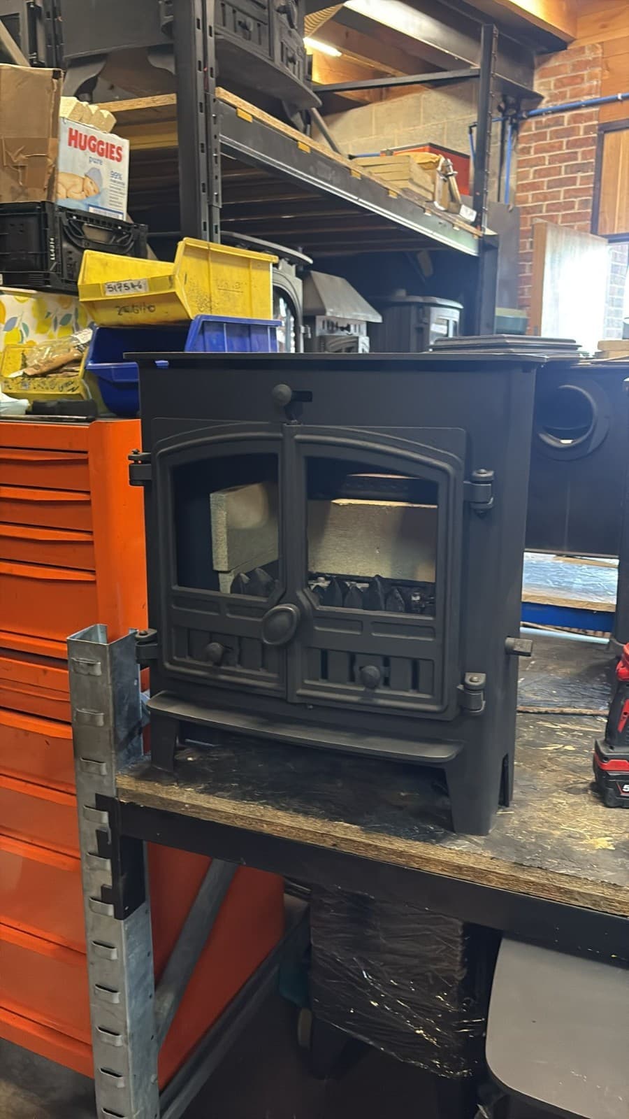 HUNTER Inset Stove 5Kw, Multifuel DELIVERY 5