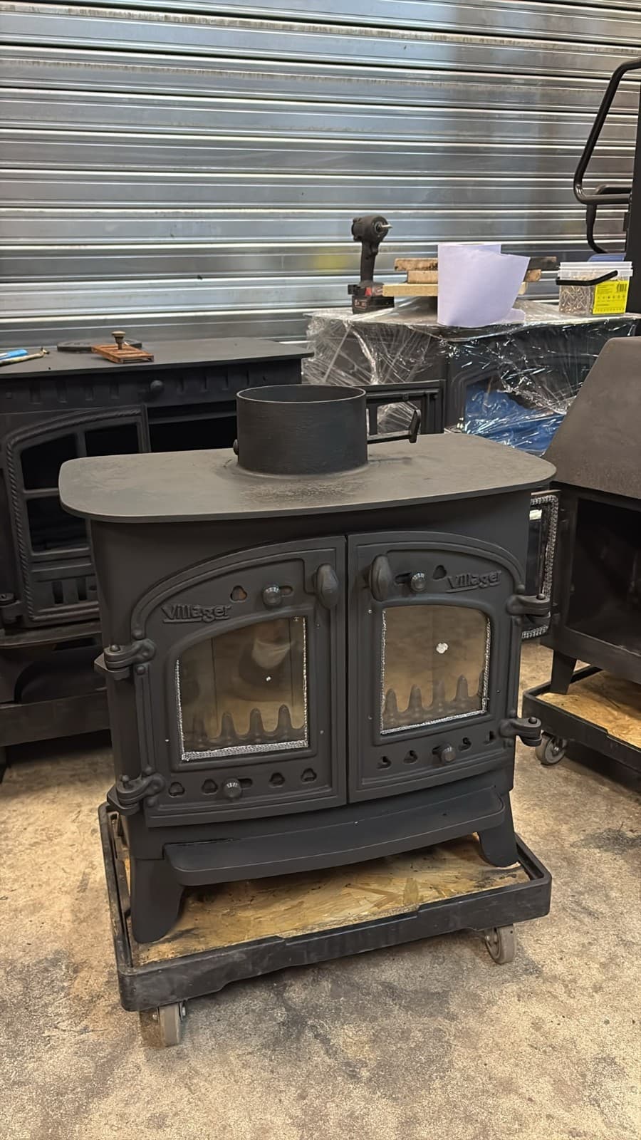 Villager Flatmate Stove, 7kW, WOOD BURNING STOVE (log,wood+burner), 🚚🚚🚚 — view 4
