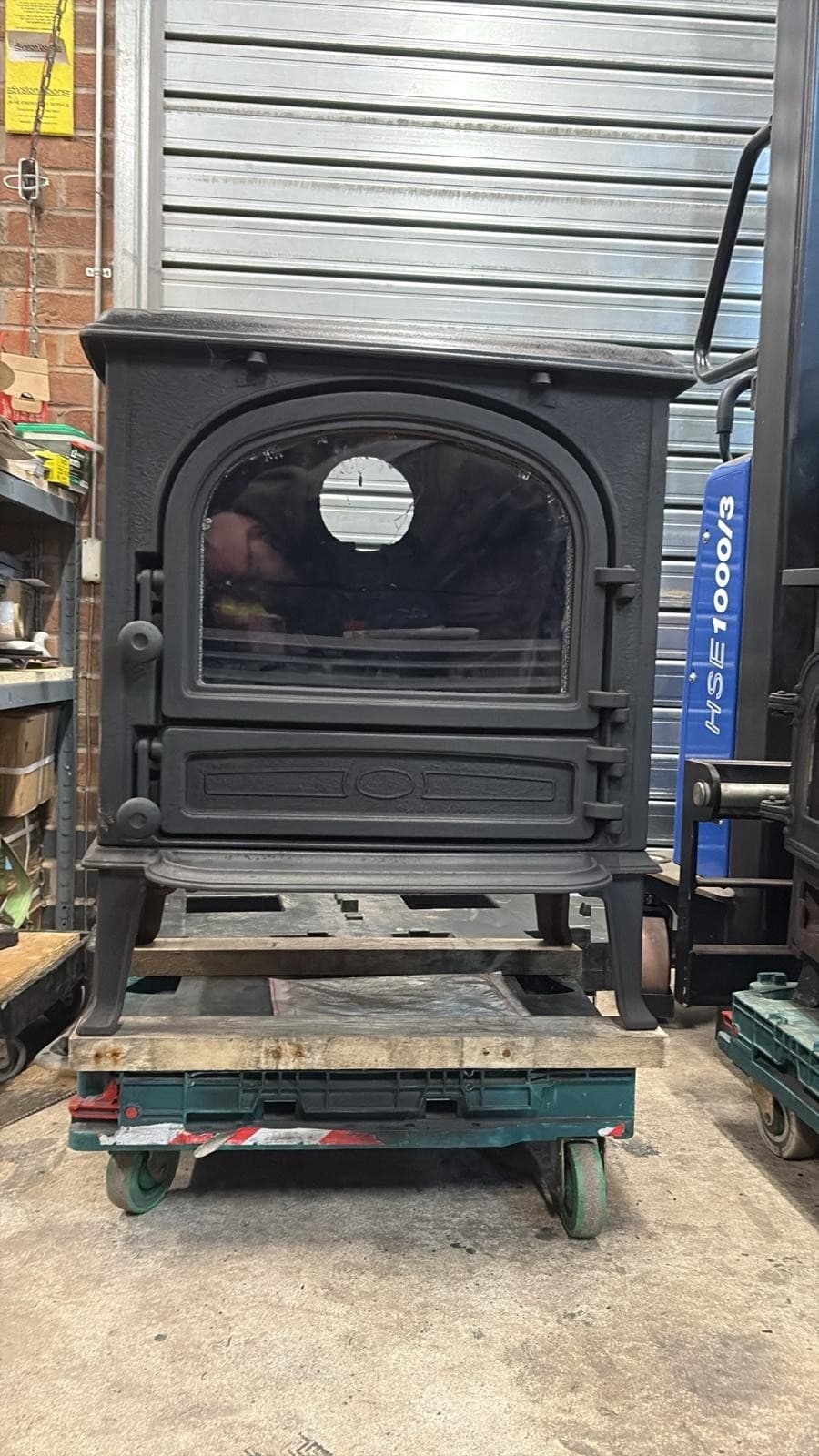 Stovax Wellington 8kW, Muiltifuel Stove (log,wood+burner), ๐ cast iron
