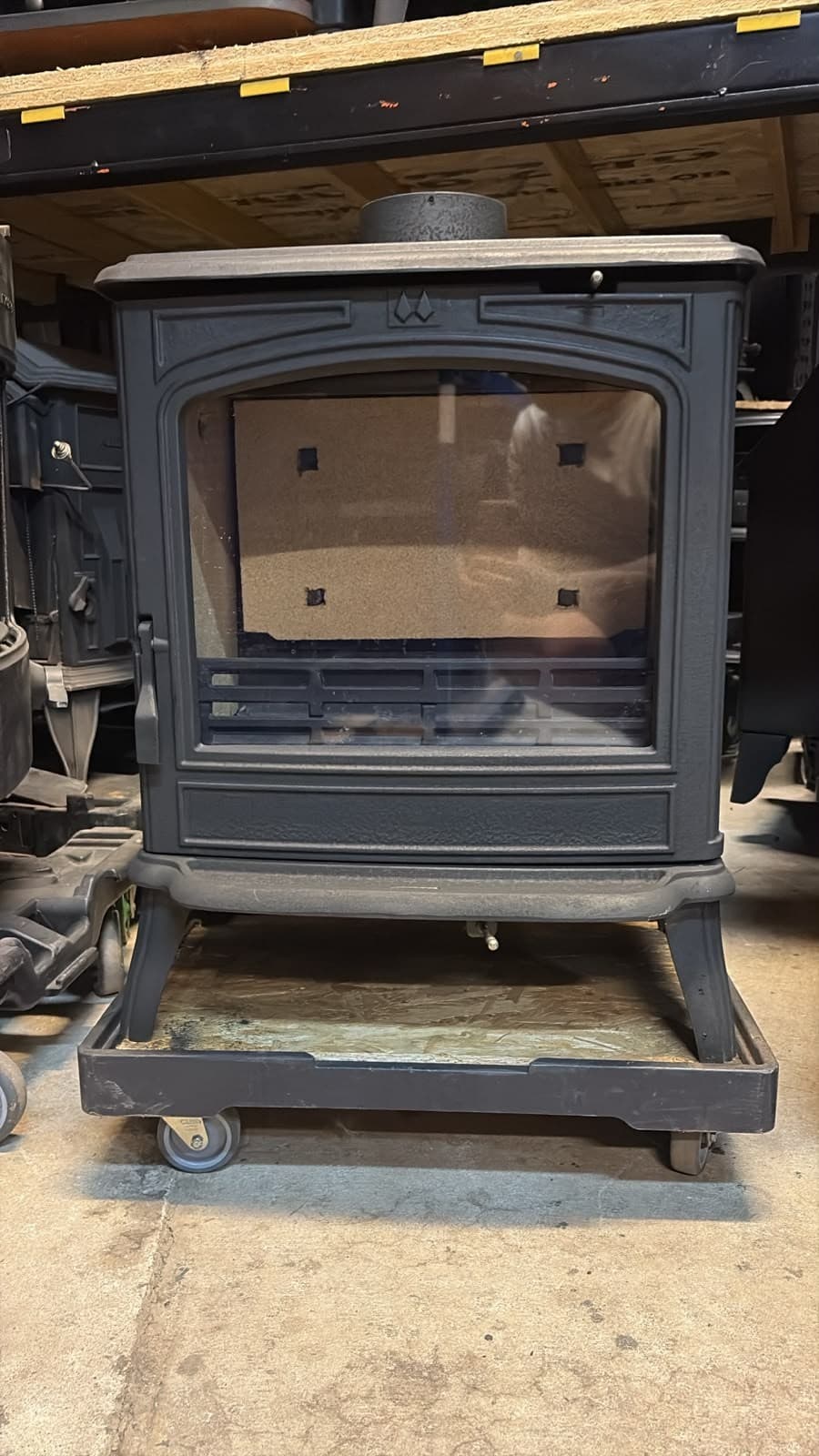 FRANCO BELGE SAVOY MK2 8KW STOVE BLACK, Multifuel, (log,wood+burner), 🚚🚚 — view 2