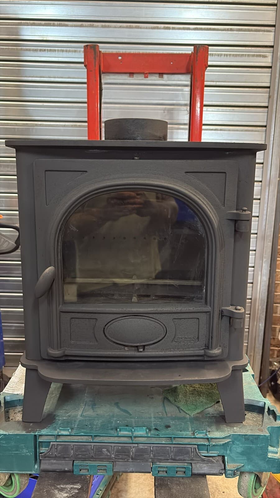 🔥 RESTORED “STOVAX STOCKTON 5” 5KW Multifuel DEFRA stove Wood Log Burner 🔥