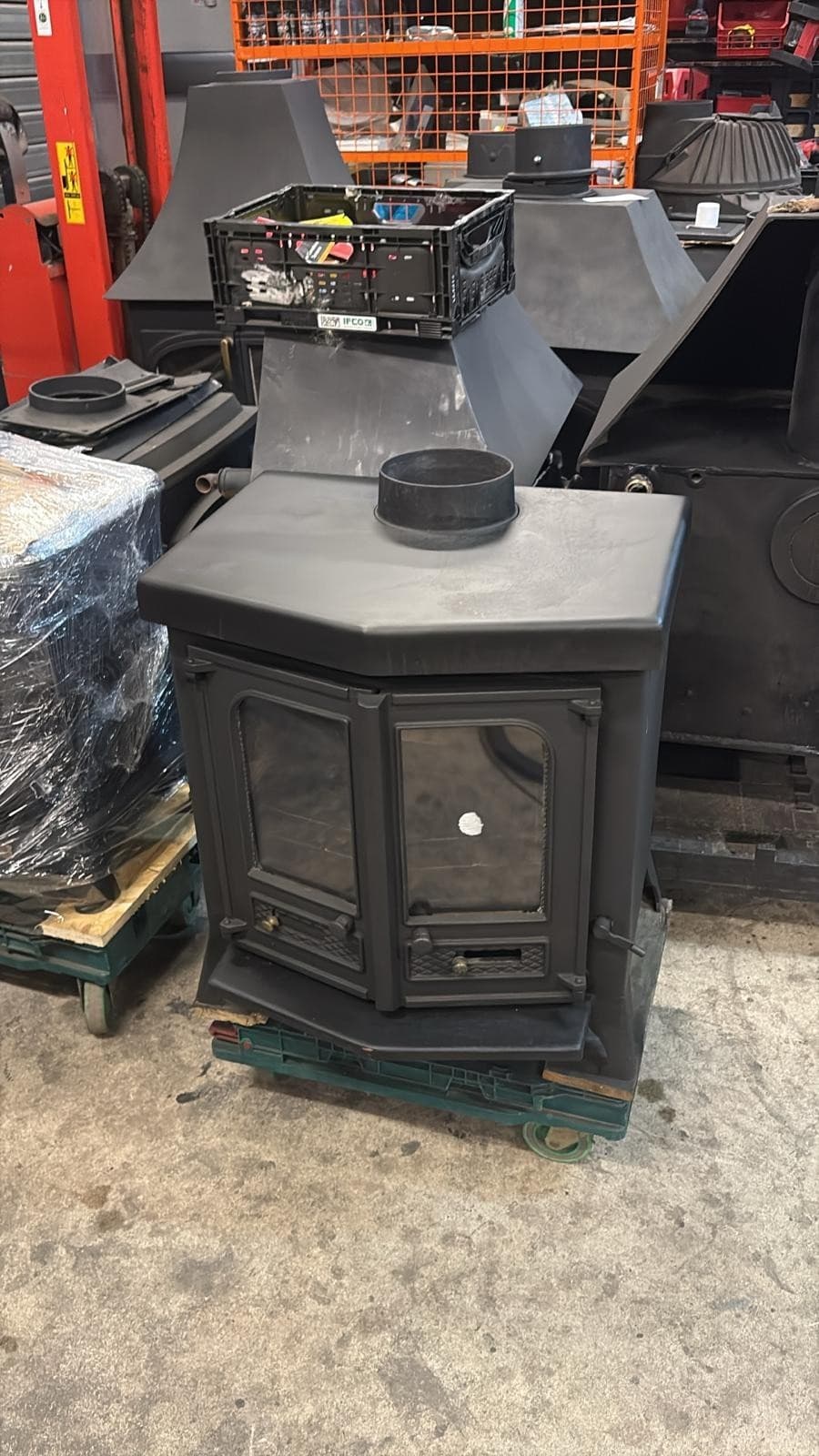 Charnwood Country 8 Stove, 8KW MULTIFUEL, COAL (log,wood+burner), , ๐๐๐