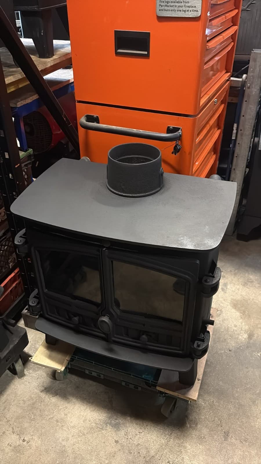 Hunter Herald 8 Stove 8kw, BOILER, MULTIFUEL, COAL (log,wood+burner), 🚚🚚 — view 2