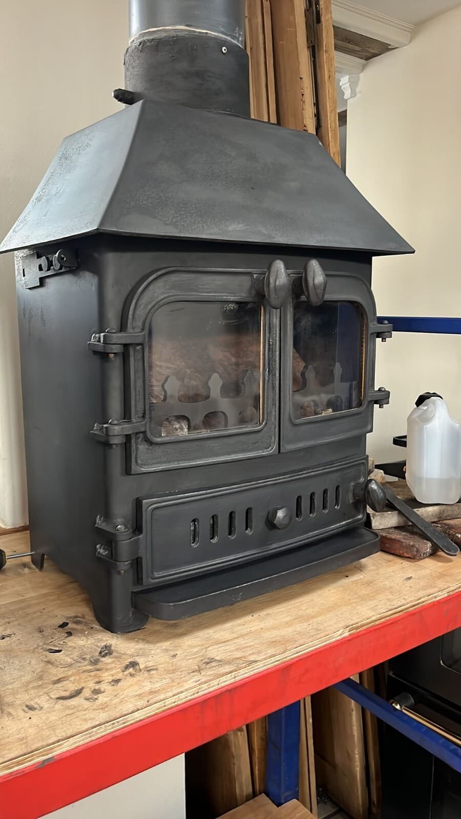 Villager Chelsea Duo Stove, 5kW, MULTIFUEL, (log,wood+burner), DEFRA 🚚🚚 — view 2