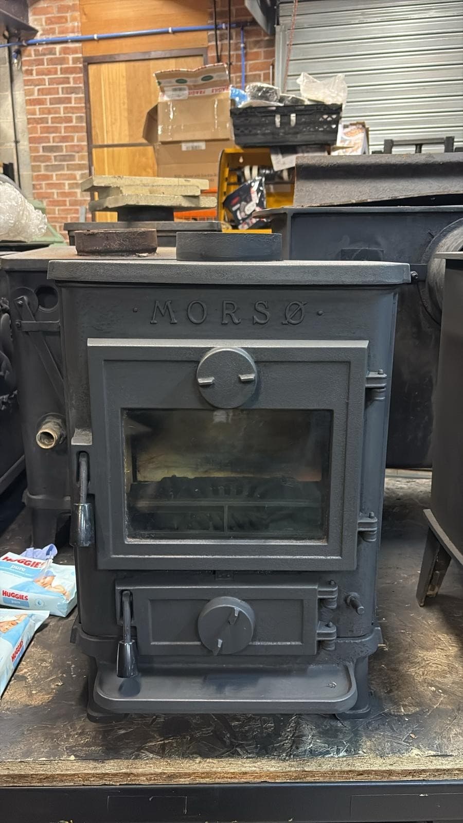 Morso Squirrel 1410 Stove, 5kW, MULTIFUEL, (log,wood+burner), DELIVERY🚚🚚 — view 2