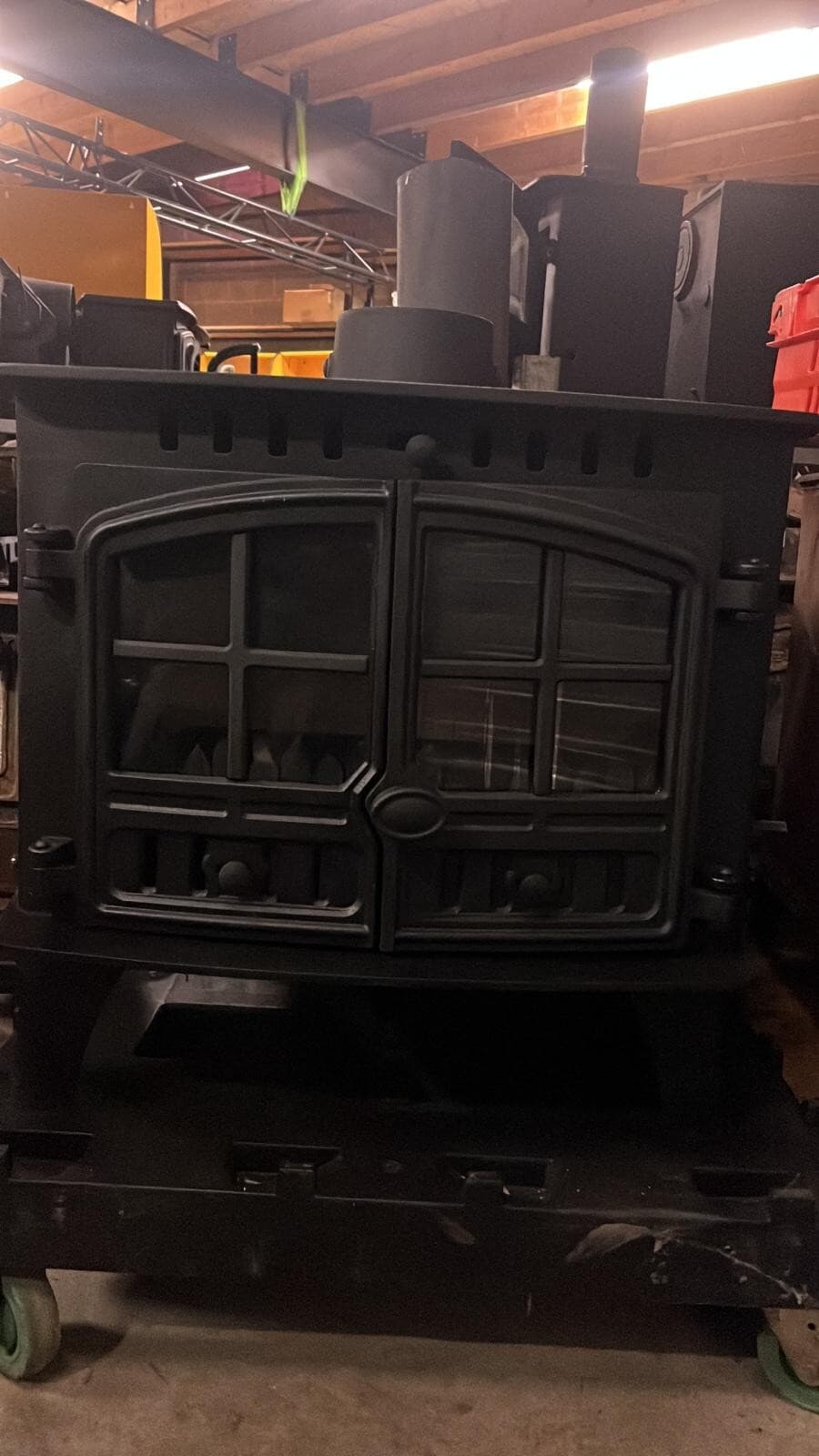Hunter Herald 14 BOILER Stove, 14KW, MULTIFUEL, (log,wood+burner) BOILER 🚚🚚 — view 2