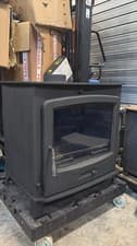 30kw BOILER STOVE Multi-Fuel Wood burning Stove Back Boiler Fire Central Heating