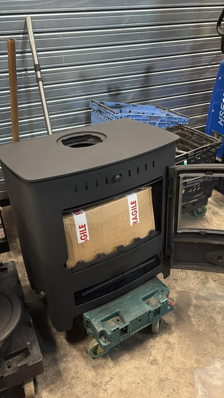 25KW BOILER STOVE Stratford eco Boiler 25, Multifuel, COAL (log,wood+burner) 5
