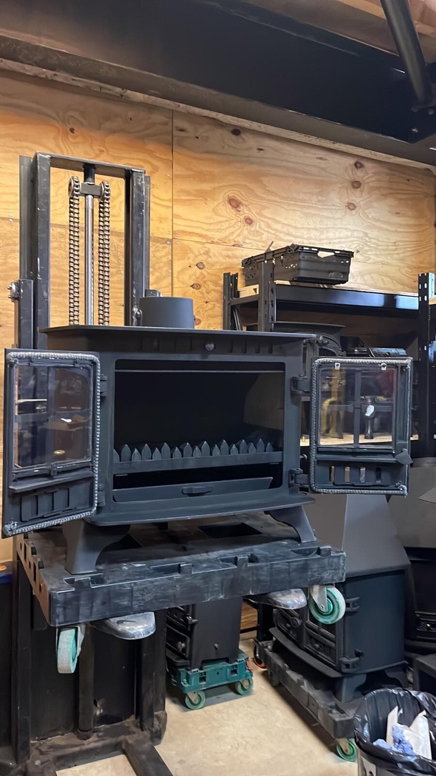 Hunter Herald 14 BOILER Stove, 14KW, MULTIFUEL, (log,wood+burner) BOILER 🚚🚚 — view 5