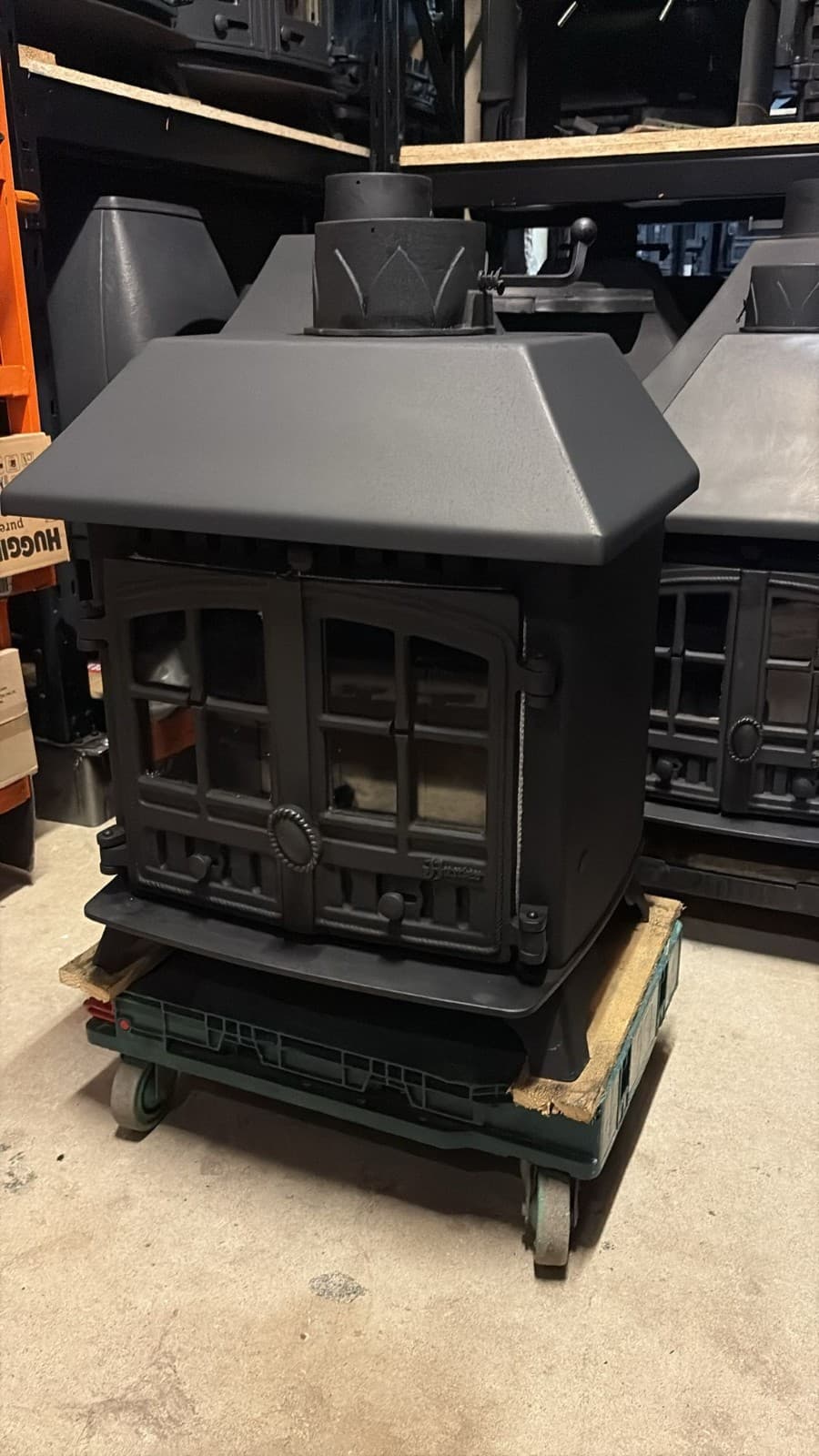 Hunter Herald 6 Stove 6kw, MULTIFUEL, (log,wood+burner), ๐๐๐ 3