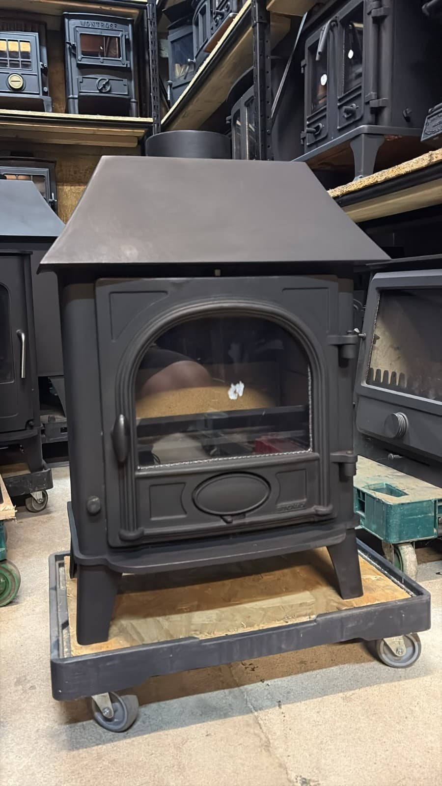 🔥 RESTORED “STOVAX STOCKTON 5” 5KW Multifuel DEFRA stove Wood Log Burner 🔥 — view 2