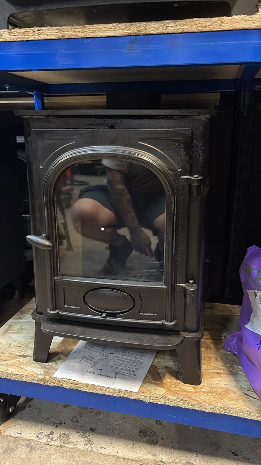 Stovax Stockton 6 6kW,WOOD STOVE STOVE, (log,wood+burner) 🚚🚚 — view 2