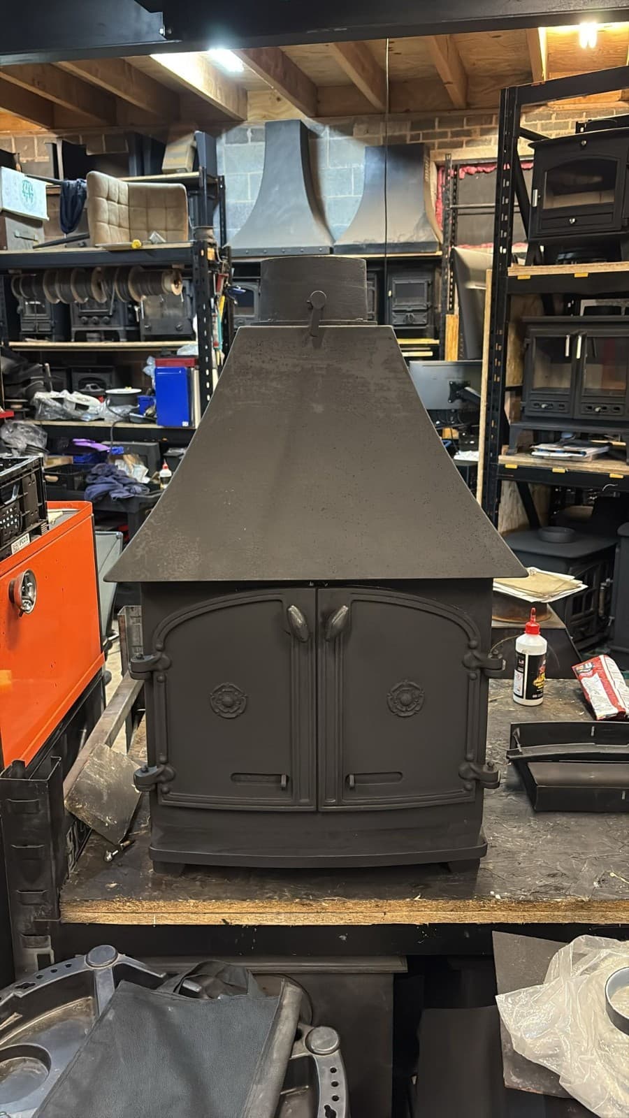 Yeoman Devon Stove 9Kw, CANOPY STOVE, Multifuel, (log,wood+burner), ๐๐ ๐ 4