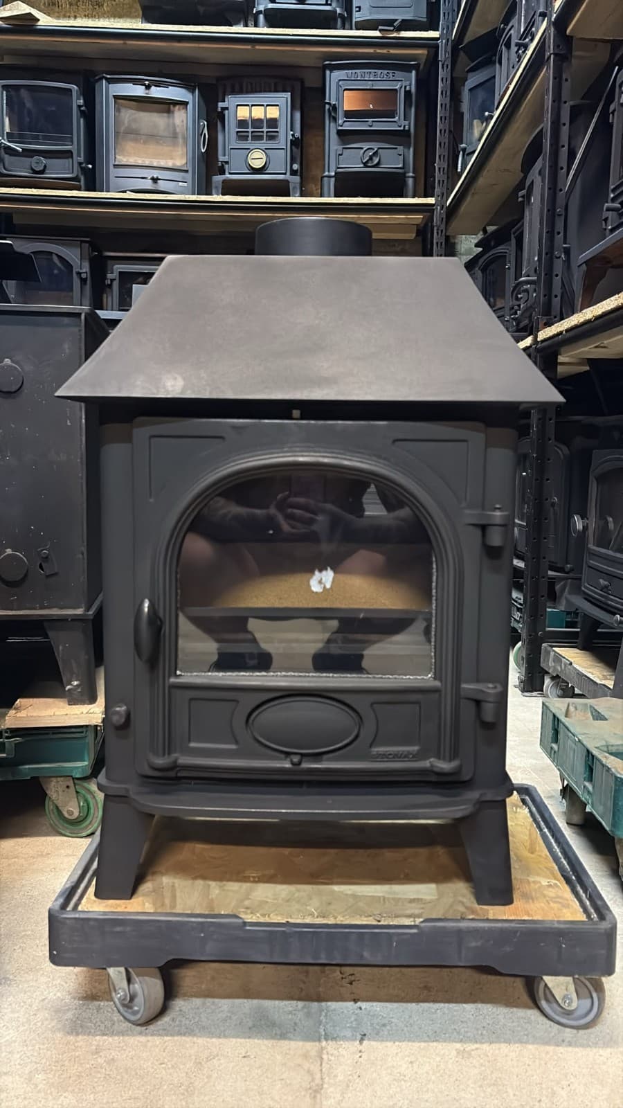 🔥 RESTORED “STOVAX STOCKTON 5” 5KW Multifuel DEFRA stove Wood Log Burner 🔥 — view 3