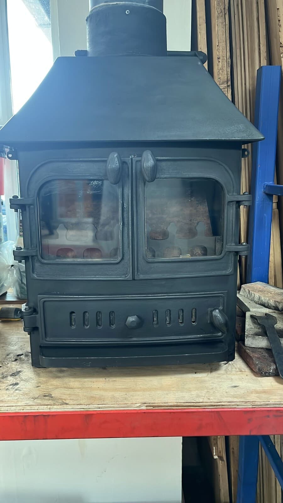 Villager Chelsea Duo Stove, 5kW, MULTIFUEL, (log,wood+burner), DEFRA 🚚🚚 — view 4