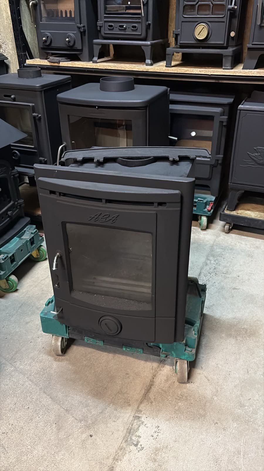 AGA INSET STOVE ,5kW, MULTIFUEL, (log,wood+burner)๐๐ DELIVERY AVAILABLE โ view 3