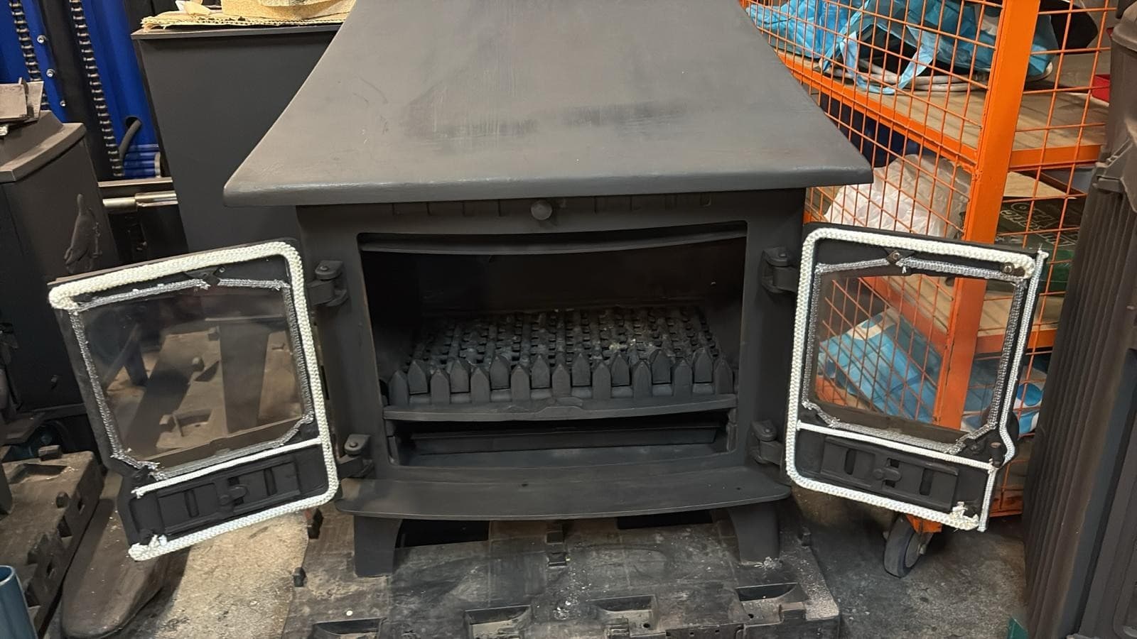 Hunter Herald 14 BOILER Stove, 14KW, MULTIFUEL, (log,wood+burner) BOILER ๐๐ โ view 5