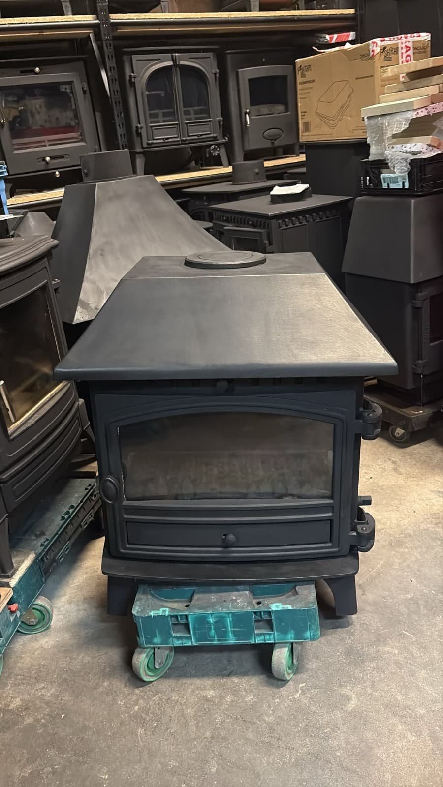 Hunter Herald 8 Stove 8kw, BOILER, MULTIFUEL, COAL (log,wood+burner), 🚚🚚 — view 5