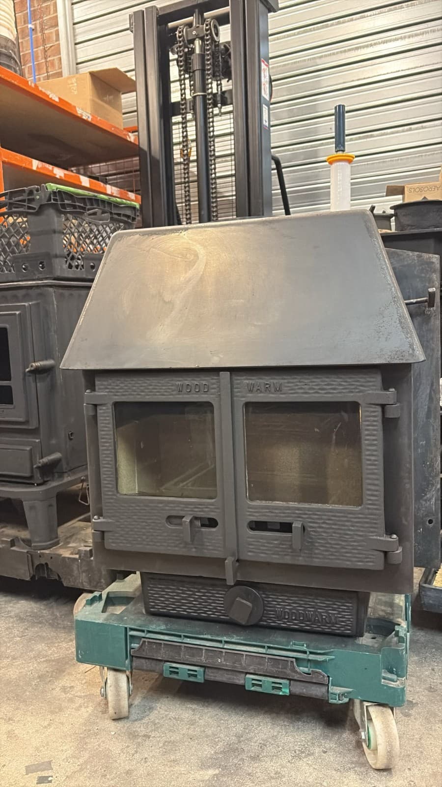 Woodwarm Fireblaze Stove, 8Kw MULTI FUEL (log,wood+burner), 🚚🚚 — view 4
