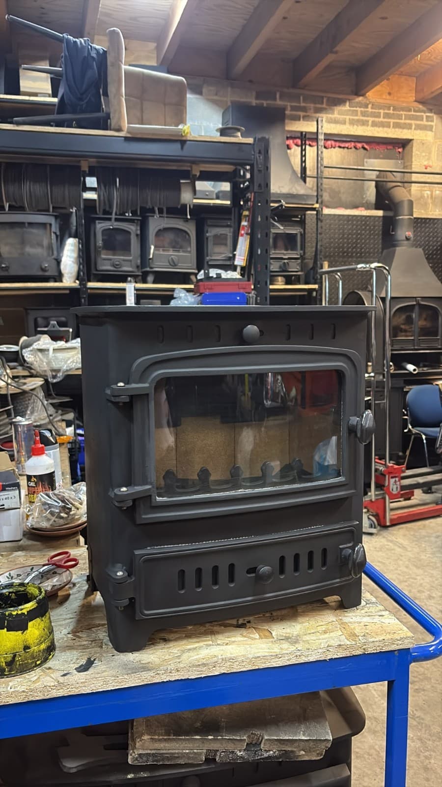 Villager Chelsea Solo Stove, 5kW, Multi-Fuel (log,wood+burner), DEFRA ๐๐ โ view 3