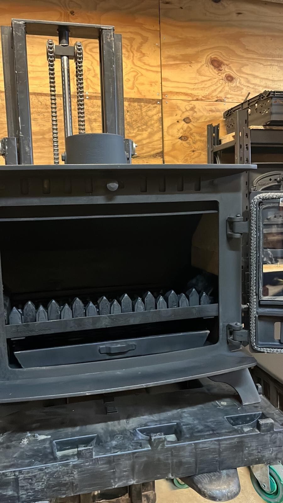Hunter Herald 14 BOILER Stove, 14KW, MULTIFUEL, (log,wood+burner) BOILER 🚚🚚 — view 4