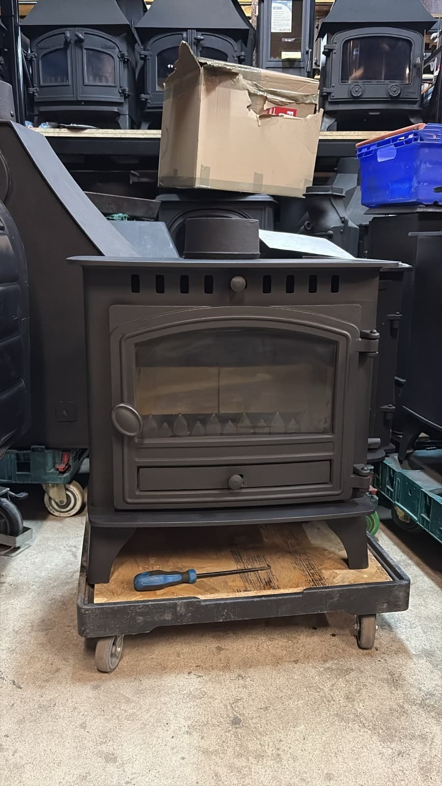 Hunter Herald 6 SLIMLINE Stove 5kw, MULTIFUEL, (log,wood+burner), 🚚🚚🚚 — view 3