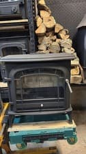 Dimplex Langbrook 5KW MultiFuel Stove logburner CAST IRON EX DISPLAY LIGHT USAGE