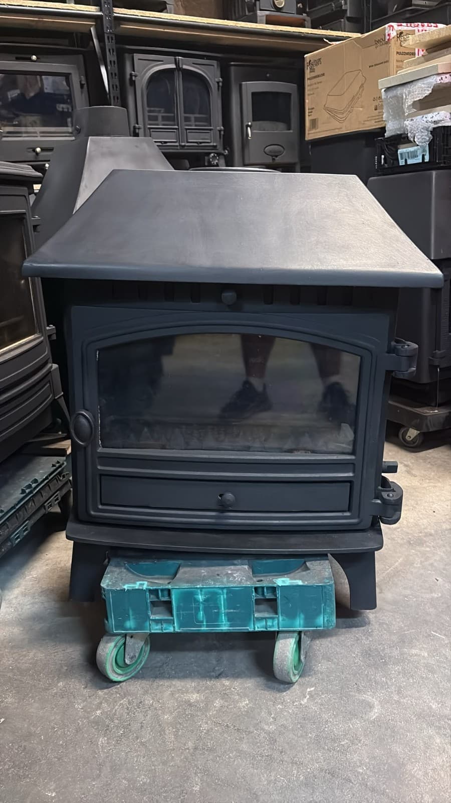 Hunter Herald 8 Stove 8kw, BOILER, MULTIFUEL, COAL (log,wood+burner), 🚚🚚 — view 3