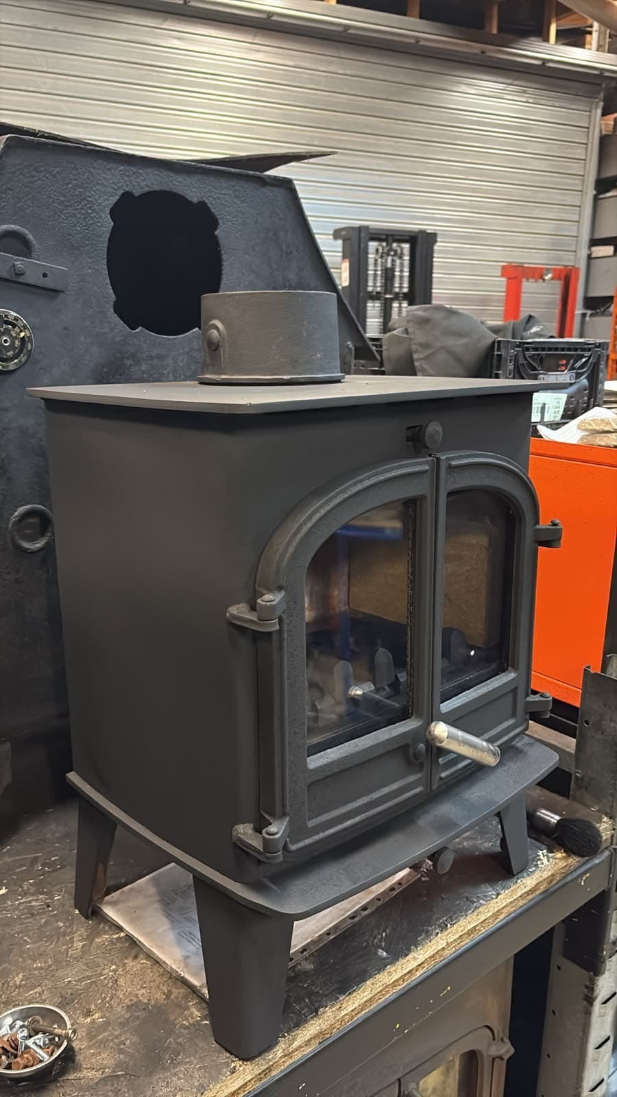 Hunter Cleanburn Lovenholm Stove, MULTIFUEL, (log,wood+burner), DEFRA, eco stove — view 2