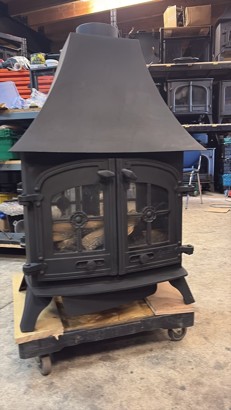 Yeoman Devon Gas Stove - Double Sided/Double Fronted GAS STOVE, logburner