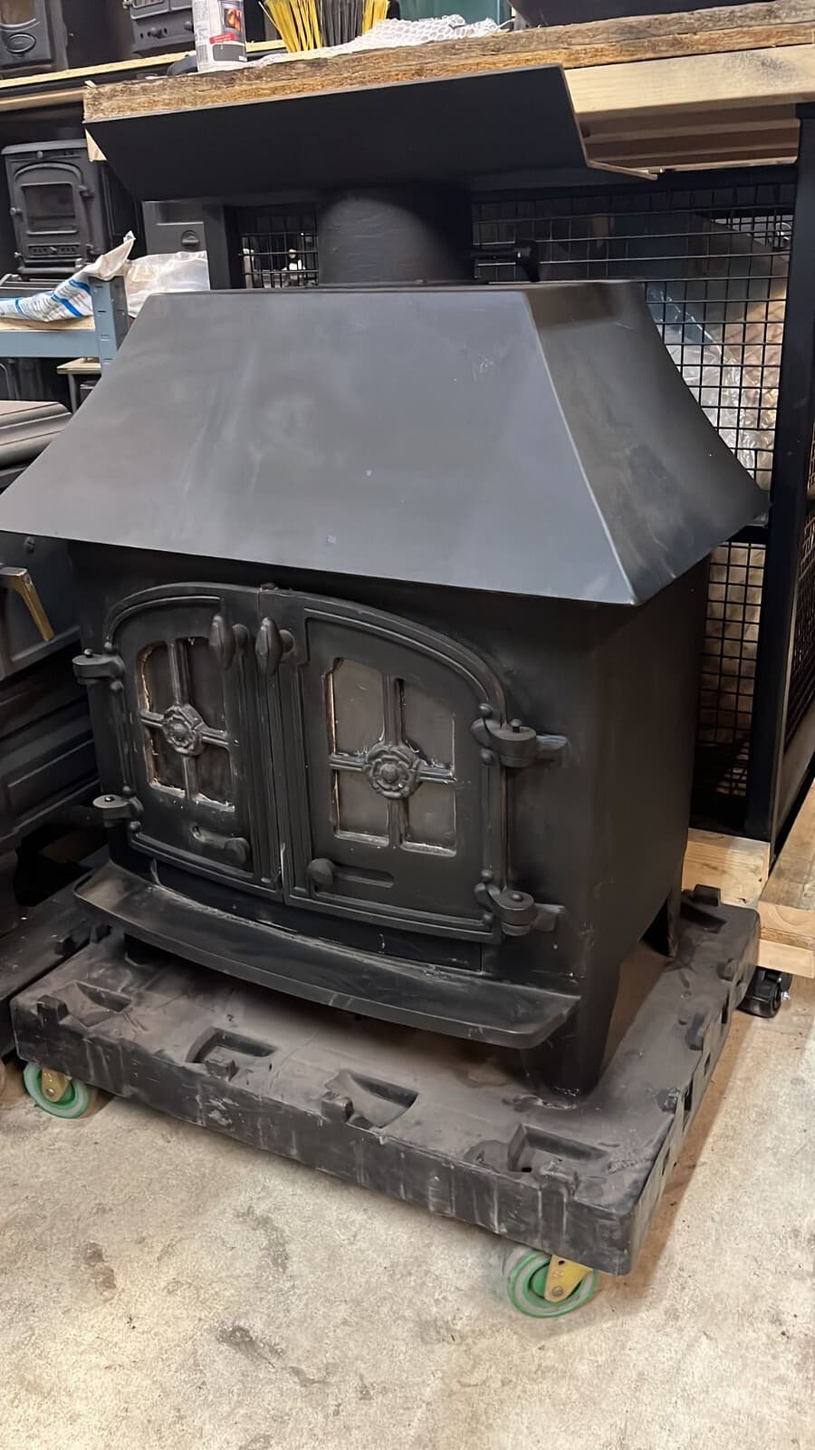 YEOMAN COUNTRY 14kw stove for mancave or outdoor decomissioned boiler🚚