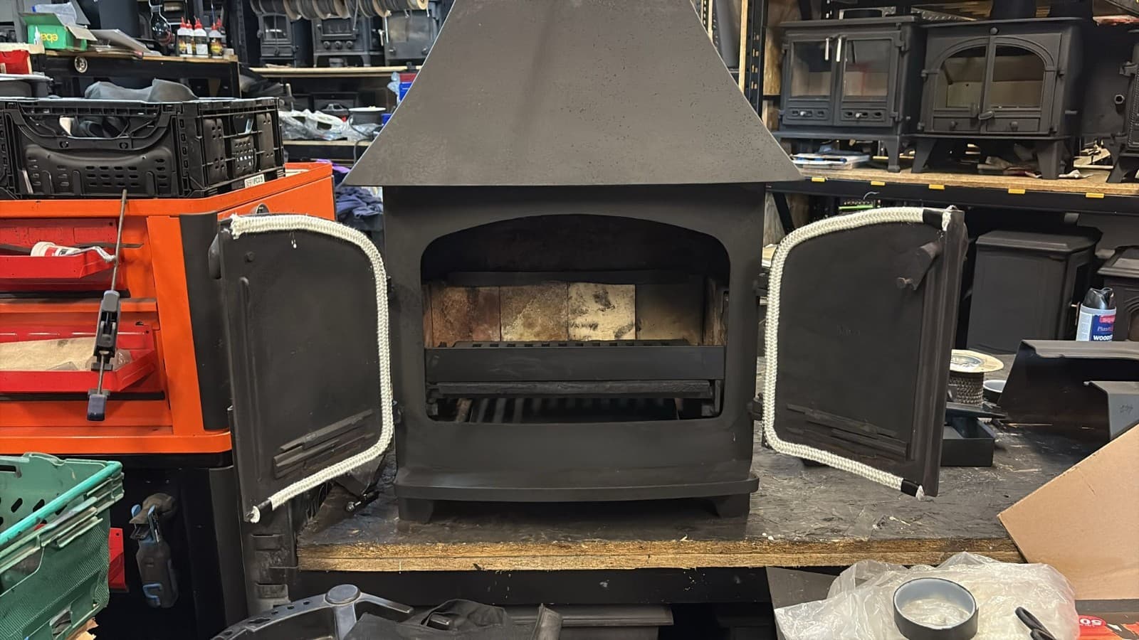 Yeoman Devon Stove 9Kw, CANOPY STOVE, Multifuel, (log,wood+burner), ๐๐ ๐ 5