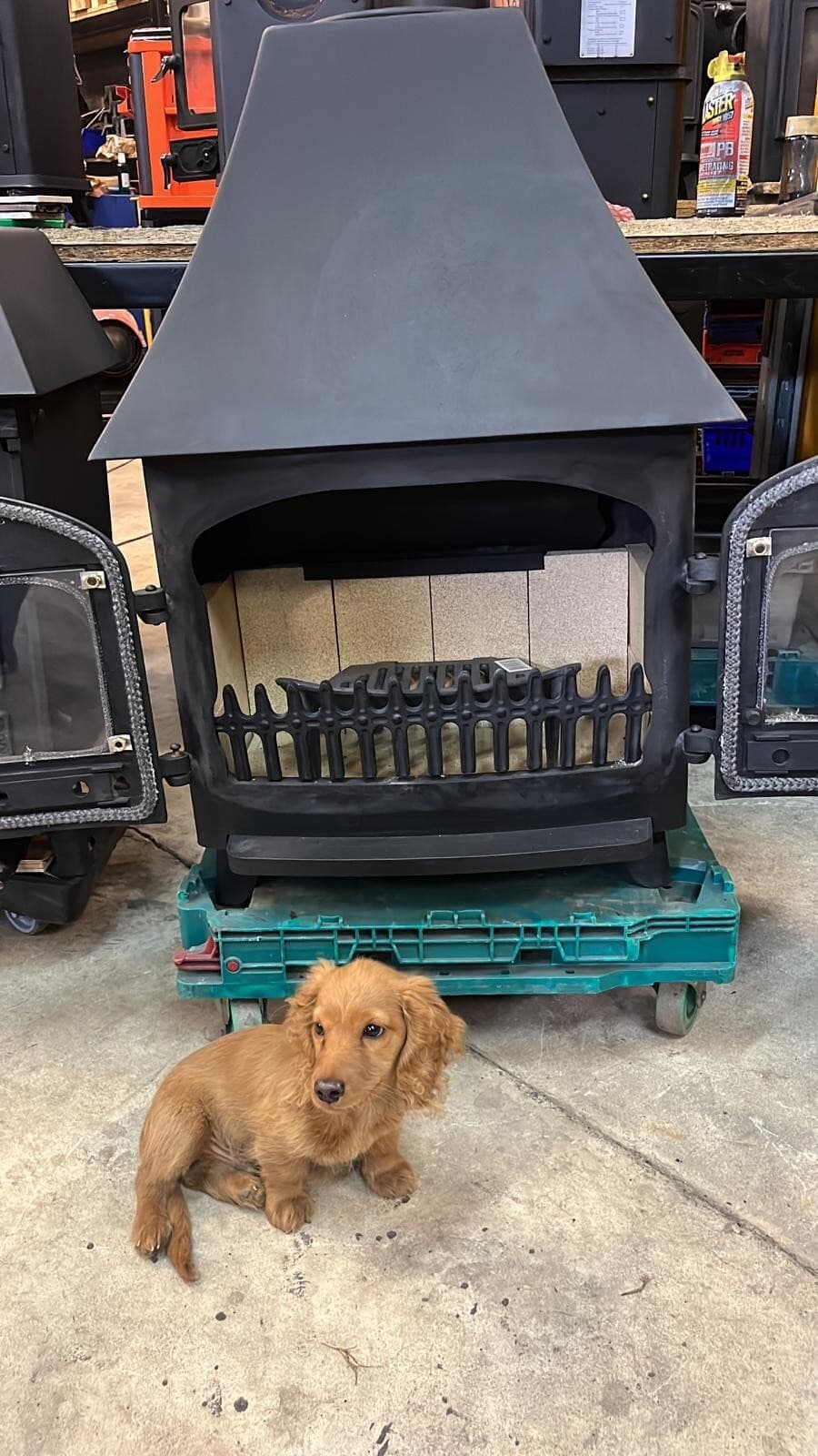 Villager Canopy Stove, 7kW MULTIFUEL, (log,wood+burner), ๐๐๐