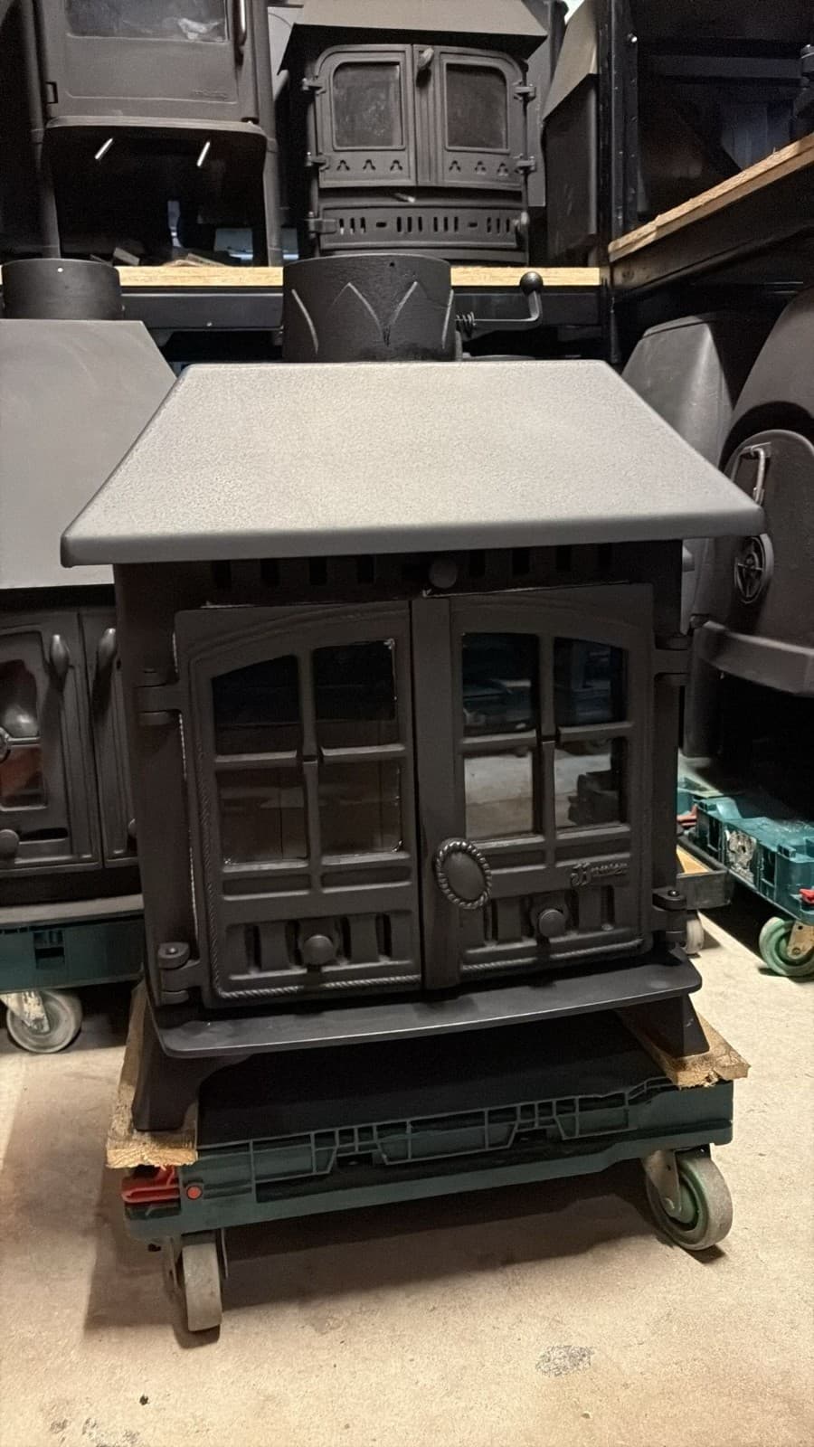 Hunter Herald 6 Stove 6kw, MULTIFUEL, (log,wood+burner), ๐๐๐ 4