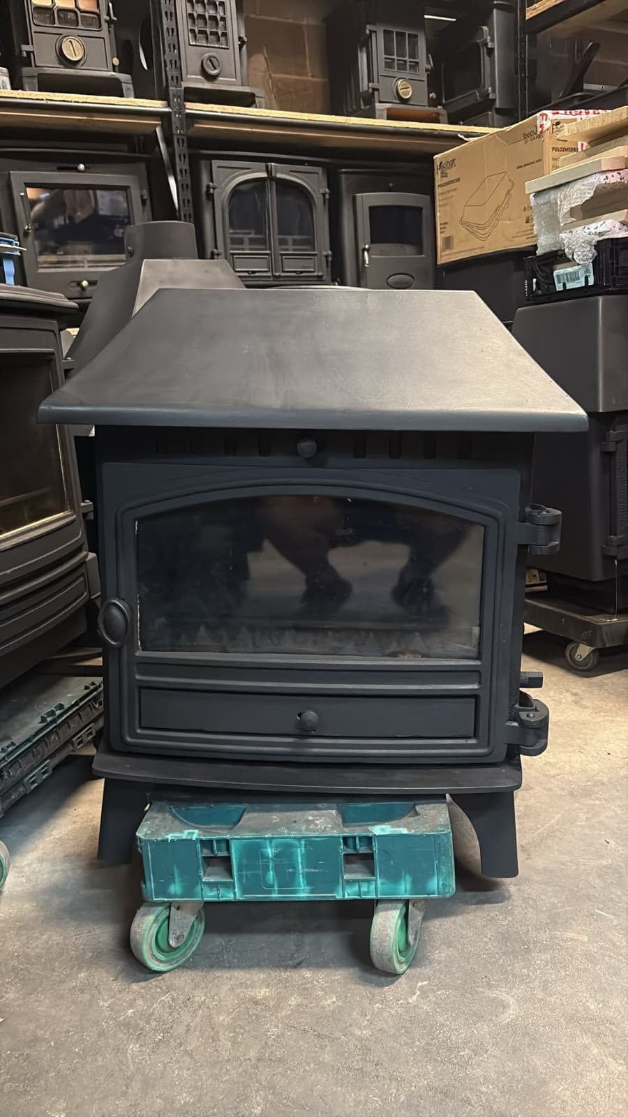 Hunter Herald 8 Stove 8kw, BOILER, MULTIFUEL, COAL (log,wood+burner), 🚚🚚 — view 4
