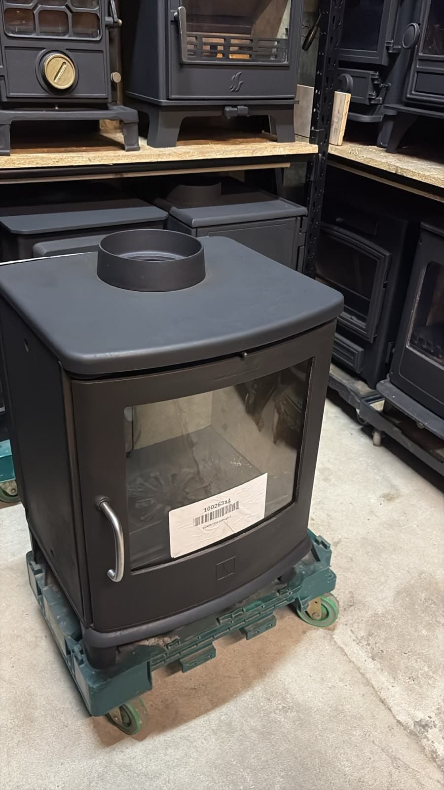 Scan Anderston 8 Scandinavian Scandi, Vintage, Cast iron stove. Restored — view 2