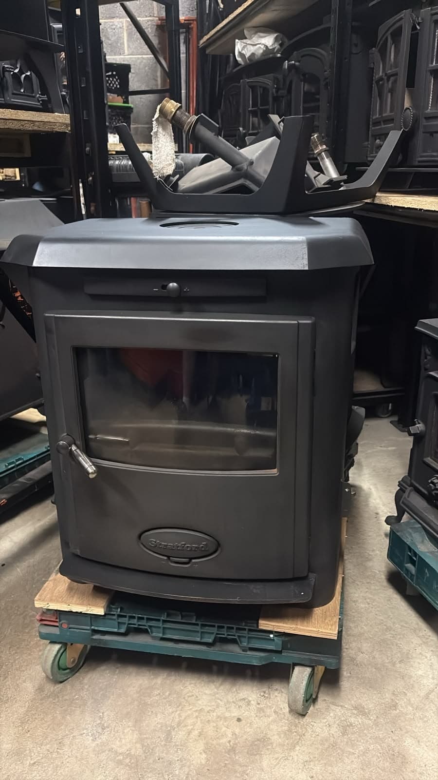 25KW BOILER STOVE Stratford eco Boiler 25, Multifuel, COAL (log,wood+burner) — view 3