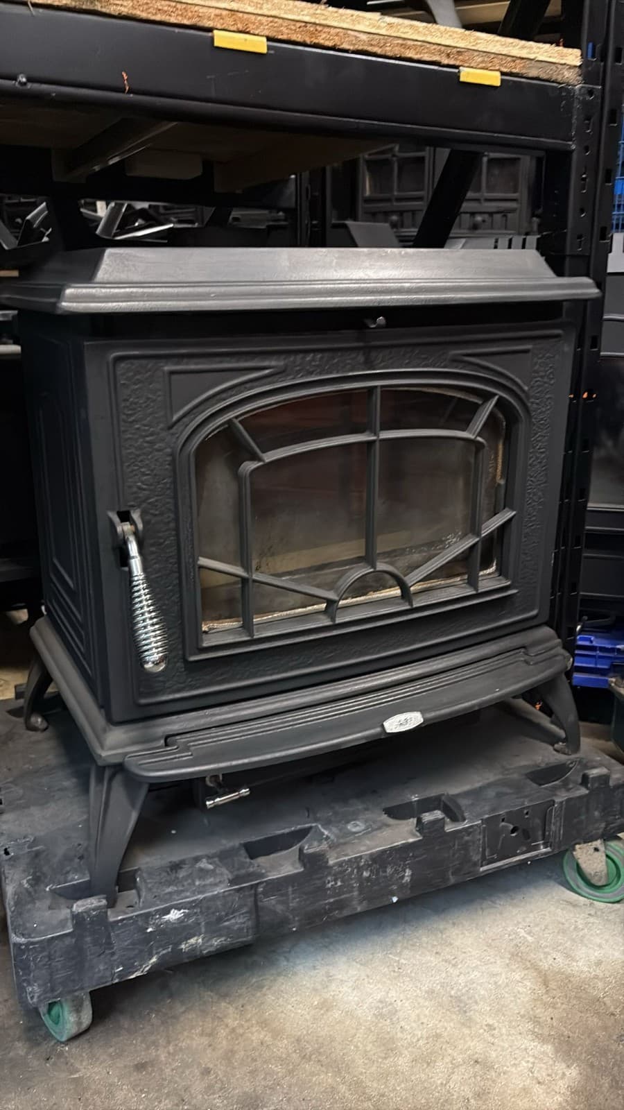 LARGE AGA Stove, 10kW, MULTIFUEL, (log,wood+burner)๐๐ vintage art deco style 2